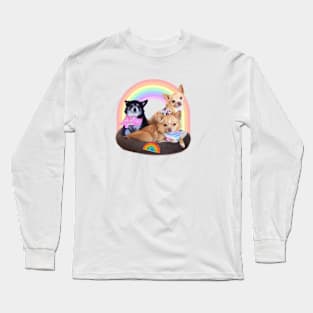 Reyes Bratpack Rainbow Basket Long Sleeve T-Shirt